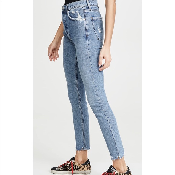 Agolde Nico High Rise Straight Leg Jeans - Picture 6 of 9